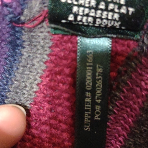 Lauren Ralph Lauren Cotton/Linen Blend Open Front Cardigan Size M - Picture 9 of 9